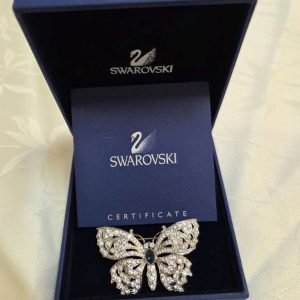 Swarovski brooch butterfly