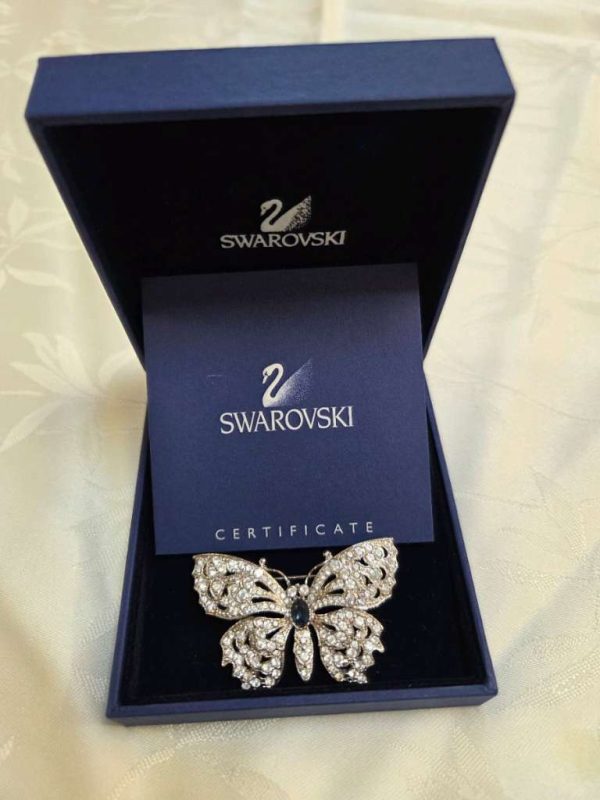 Swarovski brooch butterfly