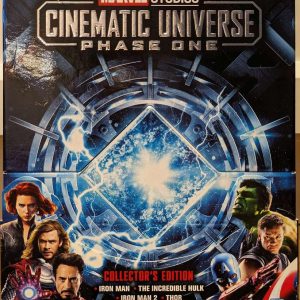 Marvel Cinematic Universe Phase 1 7x Blu Ray Iron Man Thor Hulk Captain America Avengers