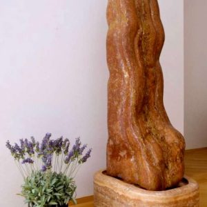 Indoor fountain - water-stone sculpture by Prof. Hans Muhr