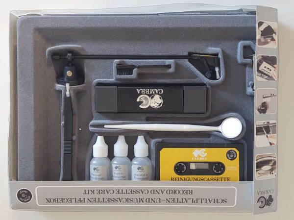 Record and cassette cleaning set