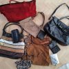 Lot of 6 leather handbags and wallets